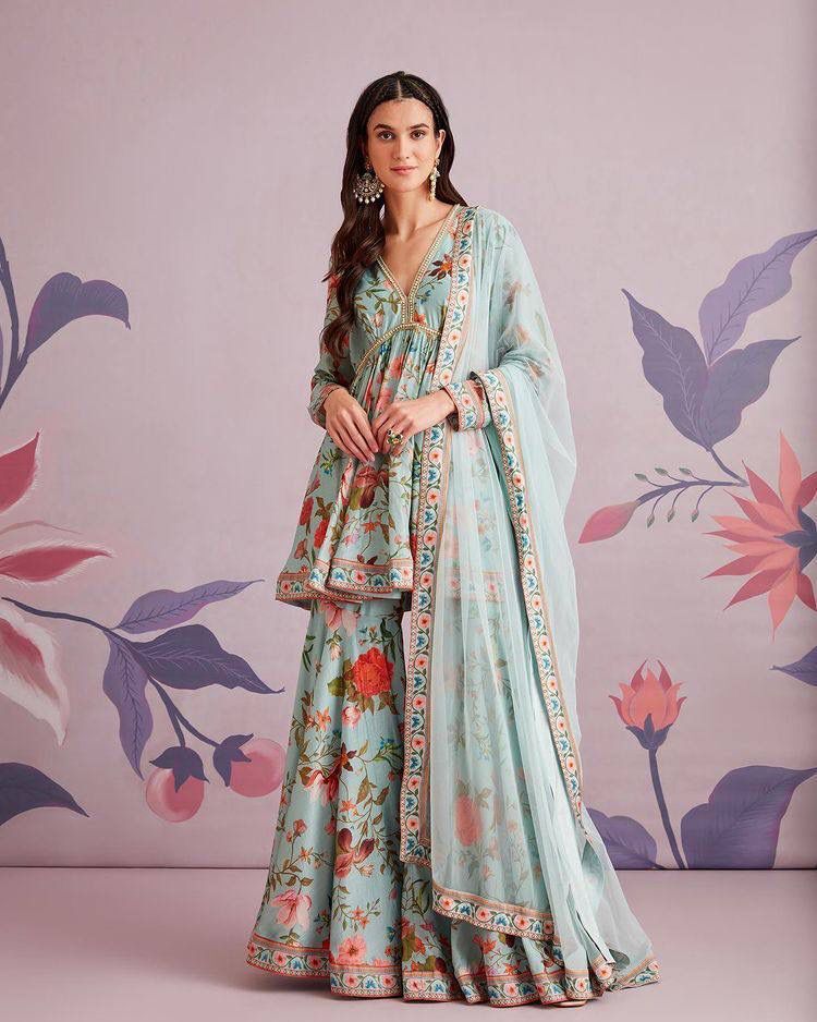 Womens Butter Silk And Digital Work Salwar Suits...