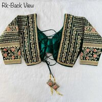 Womens Heavy Embroidery Bridal Work Blouse...