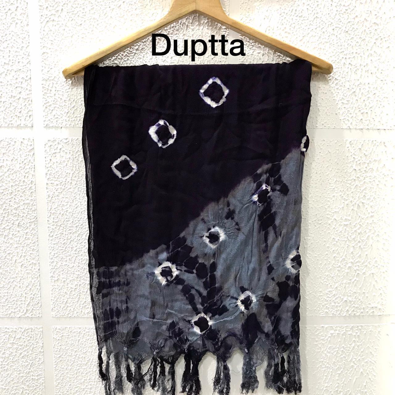 Womens Rayon cotton With Jhalar border Dupatta...