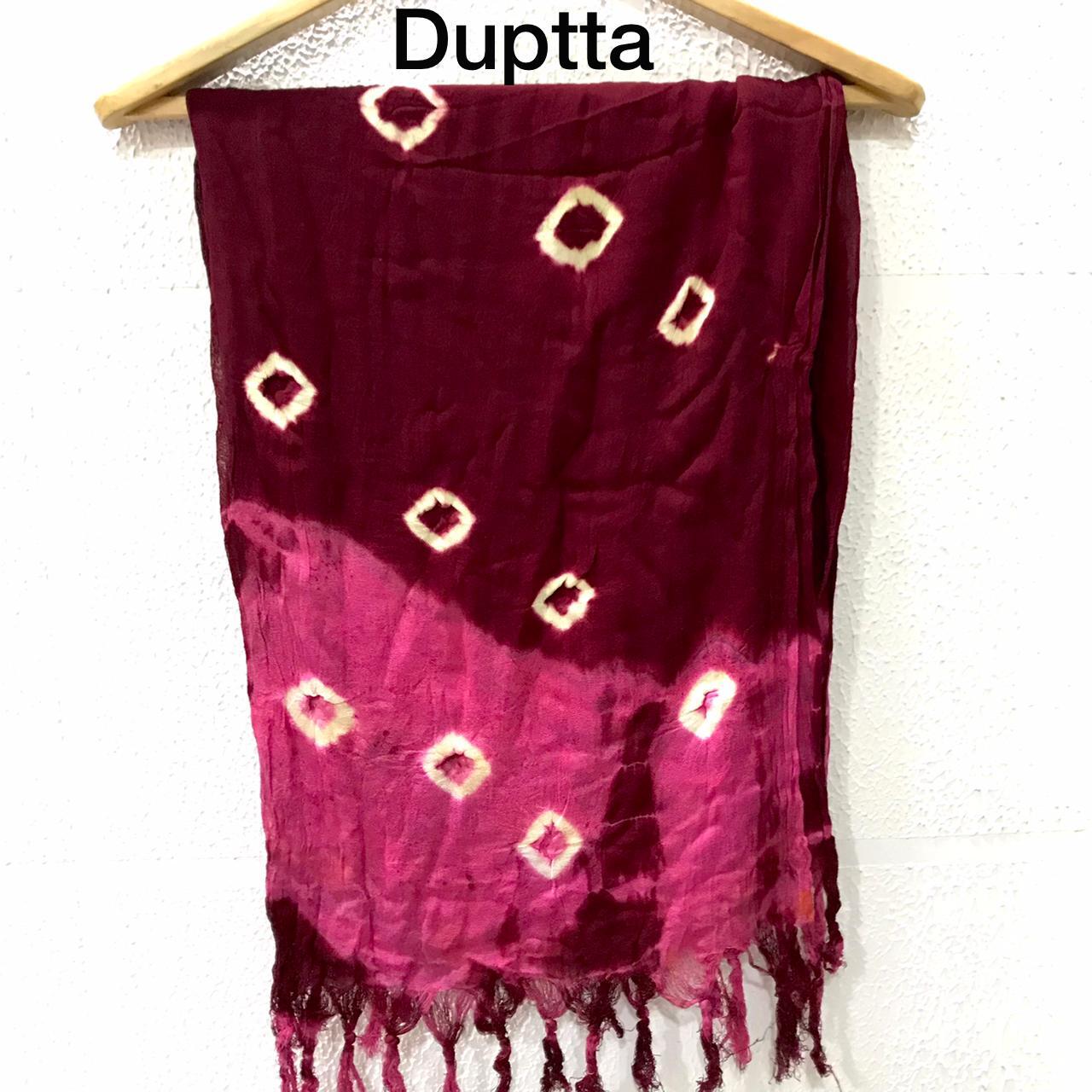 Womens Rayon cotton With Jhalar border Dupatta...