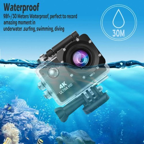4K Ultra HD DV Sports Water Resistant Camera