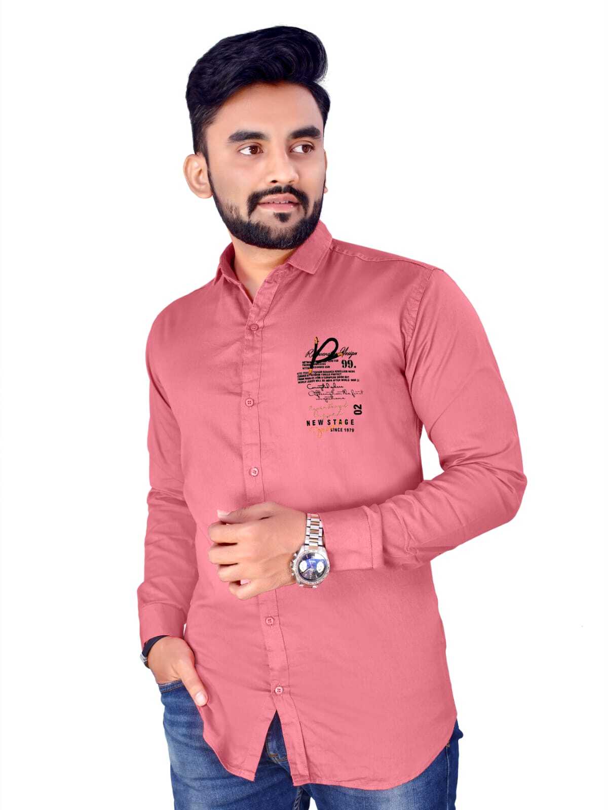 Mens Casual Wear Cotton Shirts