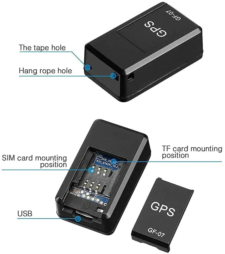 GPS Tracker Anti-Lost Recording Tracking Device Voice Control