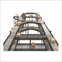 White-black Crate Conveyor System