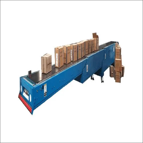 Blue Telescopic Conveyor