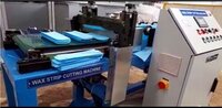 Wax Strip Cutting Machine - Mild Steel, 3-3.5 Width X 9-11 Length, Blue | Automatic, 200 Pcs/min Capacity, Plc Control, Noise-free Operation