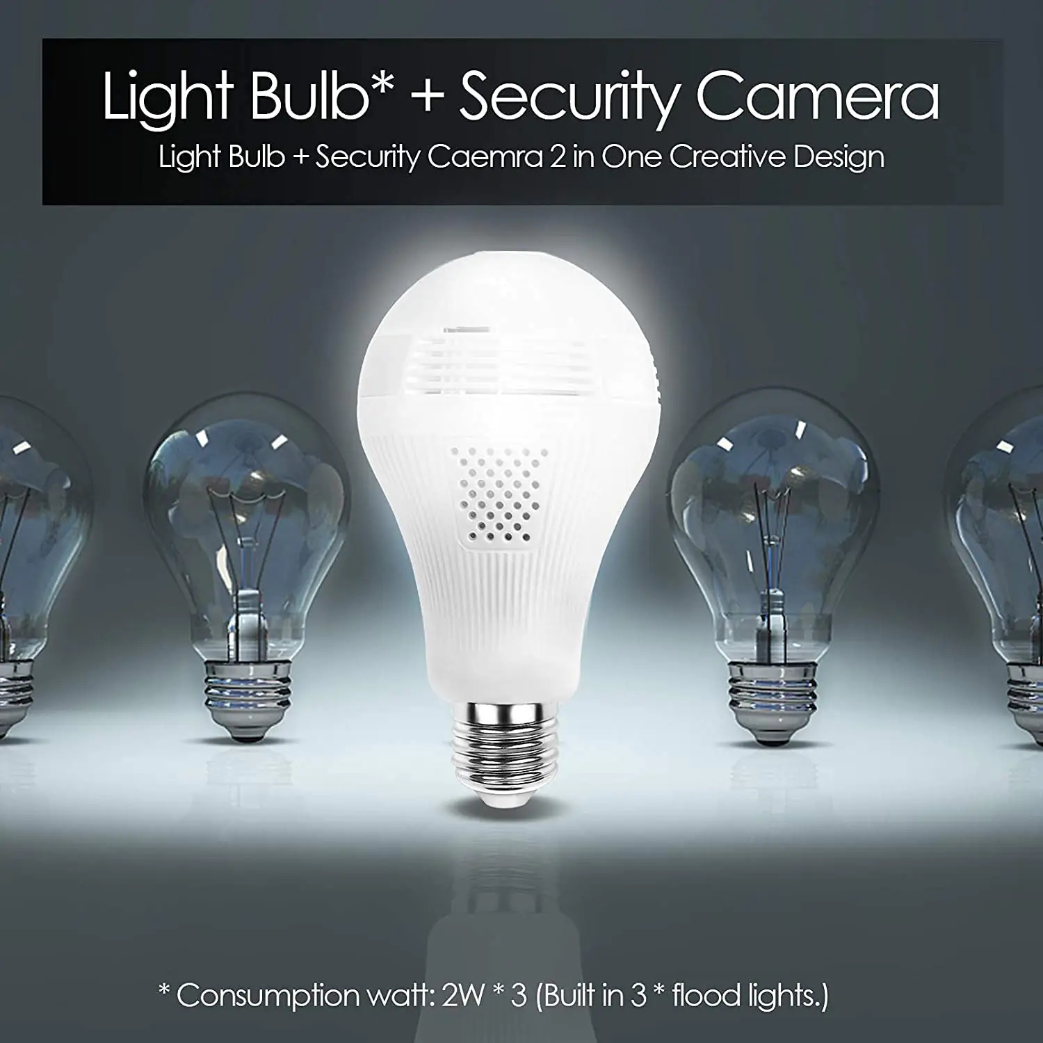 Full HD Bulb CCTV Camera