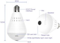 Full HD Bulb CCTV Camera