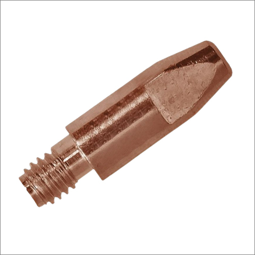 Contact Tip M6 X 2 Welding Torch - Stainless Steel Rugged Build Quality Industrial Use Brown Finish