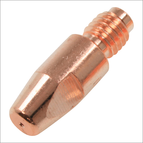 Contact Tip M8 X 30 Welding Torch - Copper Material, Various Sizes Available, Brown Color | Industrial Usage