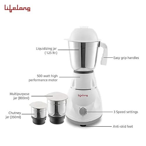 3 Jar Mixer Grinder with iron box combo