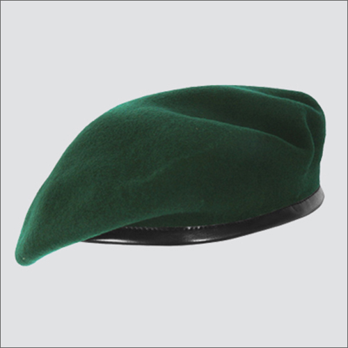 Green Military Beret Cap