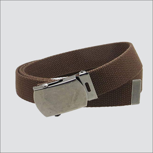 High Quality Military Web Belt - Color: Brown