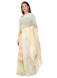 rainbow  saree