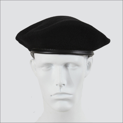 Black Basque Beret Cap