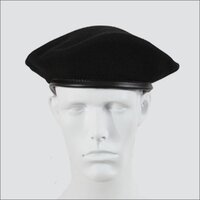 Black Basque Beret Cap