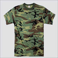 Military Camouflage T Shirt - Color: Green