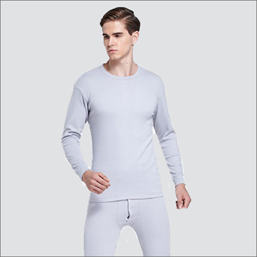 White Mens Thermal Wear Set