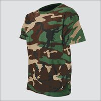 Military Round Neck T Shirt