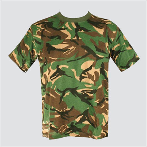 Military Round Neck T Shirt