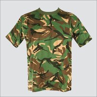 Military Round Neck T Shirt
