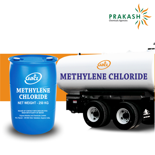 GACL Methylene Chloride 250 kg Drum or Tanker