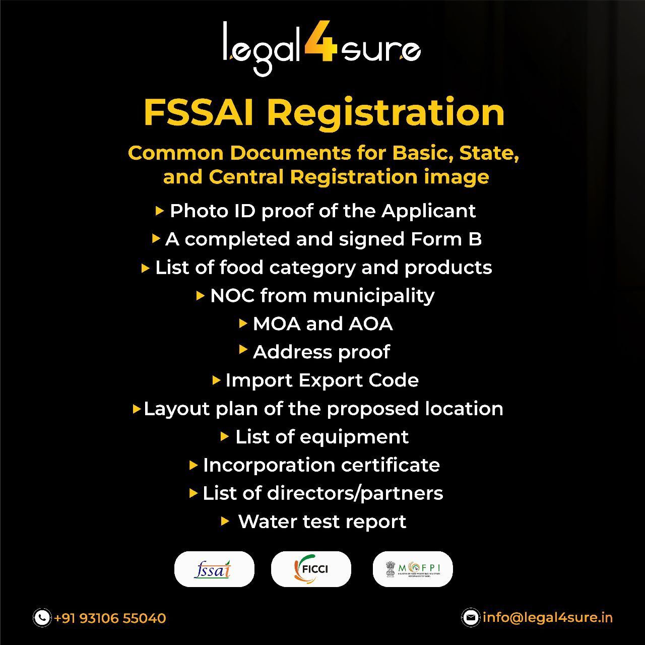 FSSAI Food License