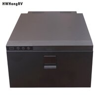 HWHongRV 30L DC 12/24 Volt campervan drawer Cool Box Refrigerator Car Fridge Freezer