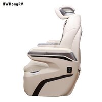 Rv limousin seat for car modification with electrical adjustment and electrical slider camper van seating