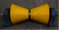 PU Coated Cone Type Pipe Roller With Stand