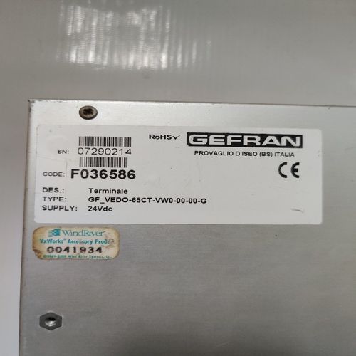 GEFRAN GF-VEDO-65CT-VW0-00-00-G  HMI