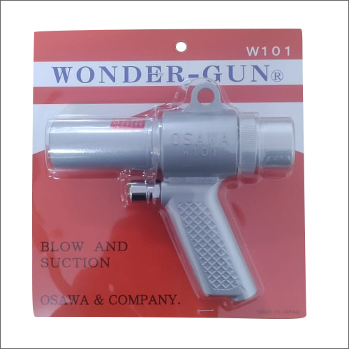 Handheld Blow And Suction Wonder Gun - Manual Operation Durable Silver Finish | High Performance Versatile Size Options Polished Surface