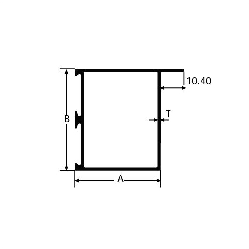 Aluminium Door Top Bottom Single Leg