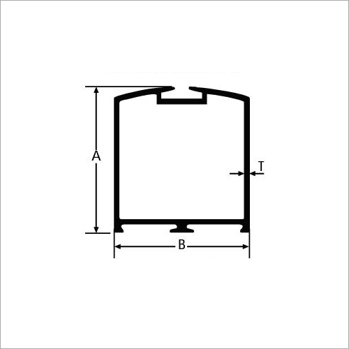 Aluminium Door Section Vertical