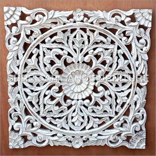 Wooden Square Carving Panel