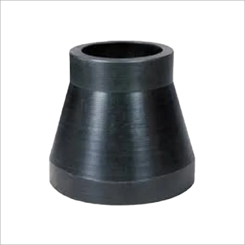 HDPE Pipe Reducers - Black Round,  Reduces Pipe Size for Optimal Flow Adaptation | Durable HDPE Material