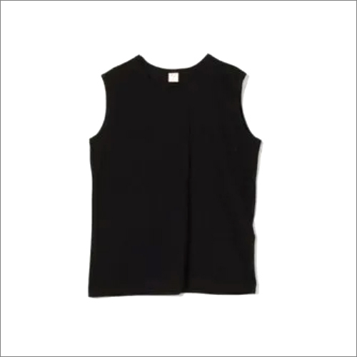 Mens Sleeveless Sports T-Shirts - Cotton Fabric | Customized Size, Printed Pattern for Comfortable Athletic Performance