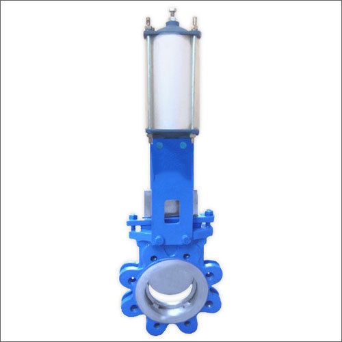 Blue Pneumatic Knife Gate Valves