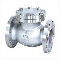 Cast Iron Non-return Valve - Stainless Steel, Different Size, Silver Color | Diaphragm Structure, Polished Surface, Round Shape For Industrial Usage