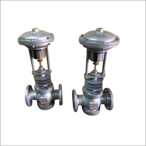 Silver 3 Way Diaphragm Control Valve