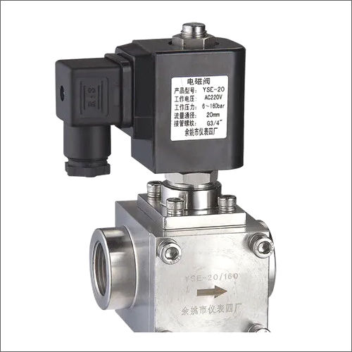 Black High Pressure Solenoid Valve