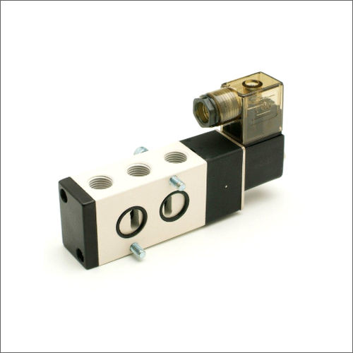 Black Industrial Solenoid Valve