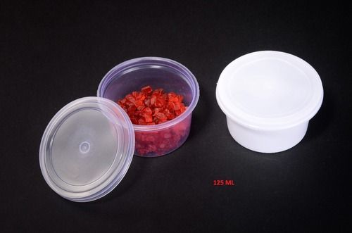 125 Ml Plastic Pressfit Round Container