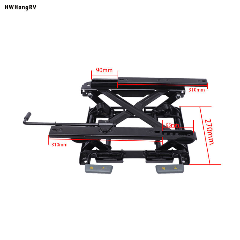 Van seating height riser with slider/auto car seating Height Adjuster for seat Driver Seat lifting with rails runner