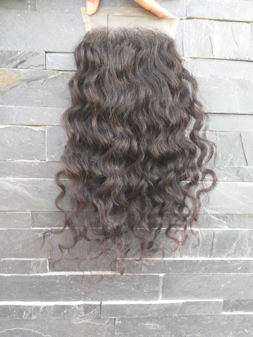 Swiss Lace Curly Closure Natural Hair