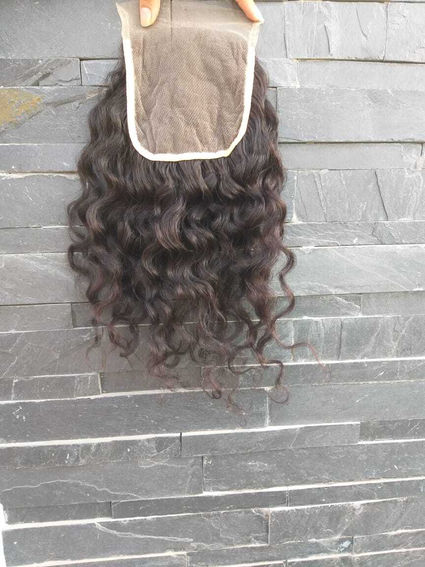 Swiss Lace Curly Closure Natural Hair