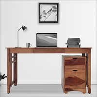 Wooden Study Table - Color: Brown