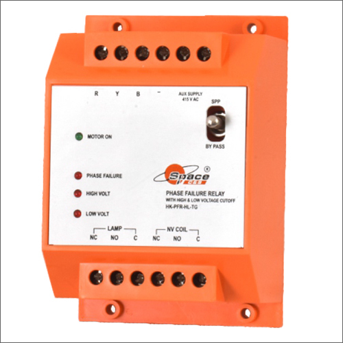 High And Low Voltage Phase Failure Relay Rated Voltage: 220 Volt (V)