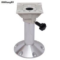 Yacht Height Adjustable Aluminum Marine Boat Seat Base with Swivels