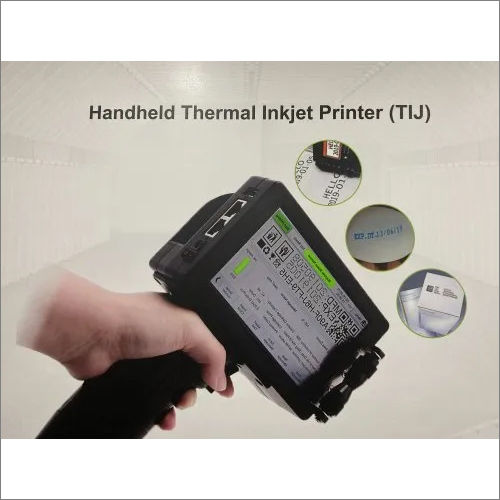 Semi-Automatic Handheld Inkjet Printer Machine